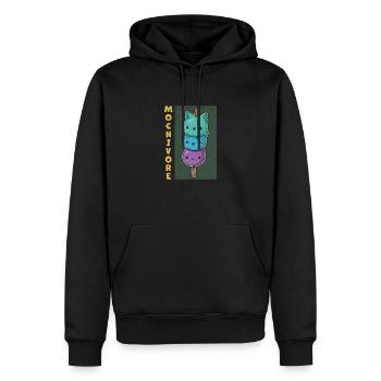 Asiatische Küche Mochi Reis Eis Dessert - Männer Premium Bio Hoodie - Schwarz - Vorne - Nico (187cm)