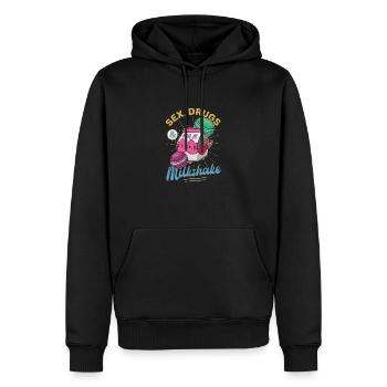 Japan Getränk Japanisch Milkshake Kawaii - Männer Premium Bio Hoodie - Schwarz - Vorne - Nico (187cm)