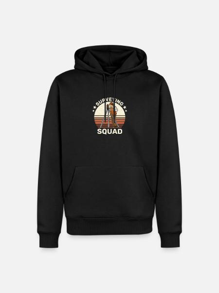 Geodesy Profession Surveyor Training - Men’s Premium Organic Hoodie - black