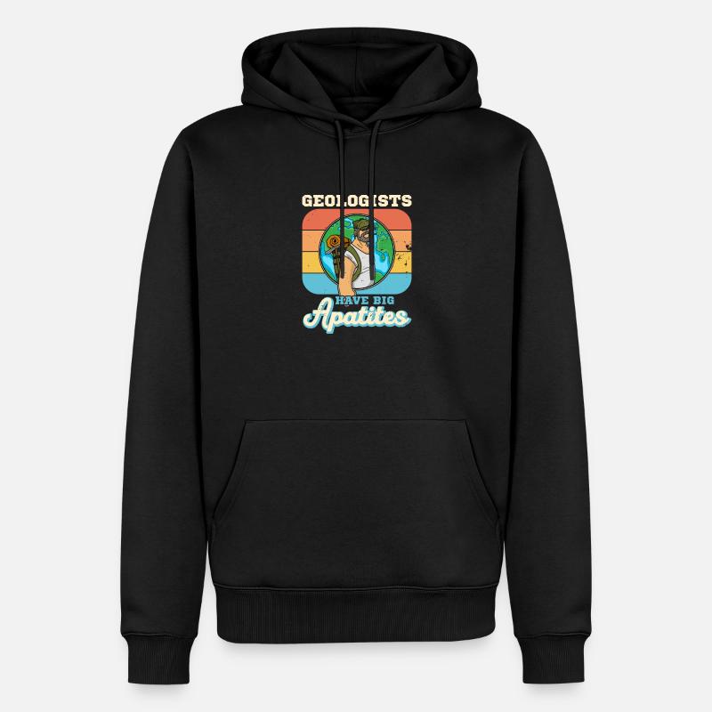 Géologue étudie profession Géologue Hammer - Sweat à capuche Premium bio Homme - noir