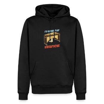 Vibraphone Percussion Marimba Musiker - Männer Premium Bio Hoodie - Schwarz - Vorne - Nico (187cm)