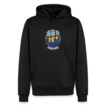Musiker Musikschule Vibraphon Schlagzeug - Männer Premium Bio Hoodie - Schwarz - Vorne - Nico (187cm)
