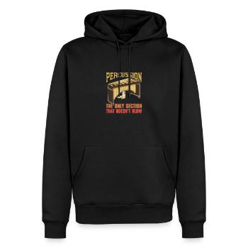 Musik Musiknoten Vibraphon Musiker Schule - Männer Premium Bio Hoodie - Schwarz - Vorne - Nico (187cm)