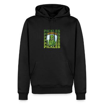 Gewürzgurken Spruch Glass Essen Küche Obst - Männer Premium Bio Hoodie - Schwarz - Vorne - Nico (187cm)
