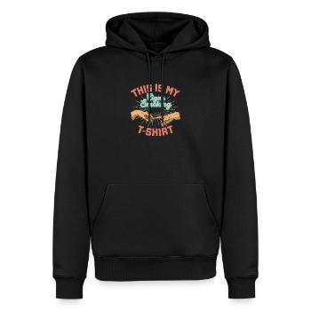 Rauchen Cigar Zigarren Papa Liebhaber Tabak - Männer Premium Bio Hoodie - Schwarz - Vorne - Nico (187cm)