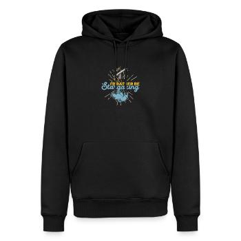 Teleskop Weltraum Astronomie Wissenschaft - Männer Premium Bio Hoodie - Schwarz - Vorne - Nico (187cm)