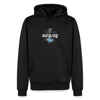 Teleskop Weltraum Astronomie Wissenschaft - Männer Premium Bio Hoodie - Schwarz - Vorne - Nico (187cm)