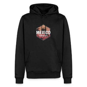 Puerto Vallarta Mexico Beach Vacances Souvenir - Sweat à capuche Premium bio Homme - noir - Devant - Nico (187cm)