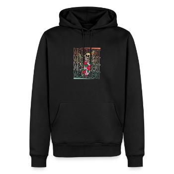 Mexiko Urlaub Skeleton Tequila Taco Sommer - Männer Premium Bio Hoodie - Schwarz - Vorne - Nico (187cm)