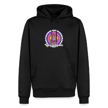 Zombie Mushrooms Ant Biology Student Uni School - Men’s Premium Organic Hoodie - black - Front - Nico (187cm)