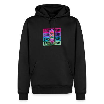 Ant Zombie Mushrooms Insects Mycology Saying - Men’s Premium Organic Hoodie - black - Front - Nico (187cm)