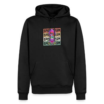 Ant Zombie Mushrooms Insects Mycology Saying - Men’s Premium Organic Hoodie - black - Front - Nico (187cm)