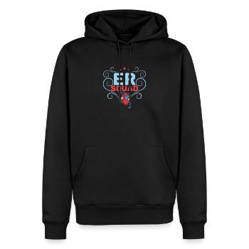 Kardiologie Kardiologe Ausbildung Arzt Beruf - Männer Premium Bio Hoodie - Schwarz - Vorne - Nico (187cm)