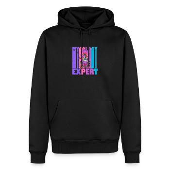 Mycologie Mycologie Fourmi Insecte Zombie - Sweat à capuche Premium bio Homme - noir - Devant - Nico (187cm)