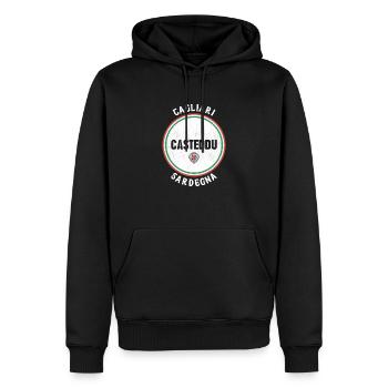 Italien Sardegna Insel Mittelmeer Urlaub Reise - Männer Premium Bio Hoodie - Schwarz - Vorne - Nico (187cm)