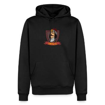 Rumänien Balkan Vlad Tepes Vampir Geschenk - Männer Premium Bio Hoodie - Schwarz - Vorne - Nico (187cm)