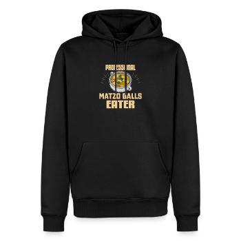 Pesach Koscher Shalom Pessach Küche Gericht - Männer Premium Bio Hoodie - Schwarz - Vorne - Nico (187cm)