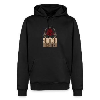 Arts Martiaux Sambo Lutte Sports Costume Kimono - Sweat à capuche Premium bio Homme - noir - Devant - Nico (187cm)