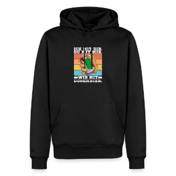 Dosenbier Bier Alkohol Bierdosen Trinker Saufen - Männer Premium Bio Hoodie - Schwarz - Vorne - Nico (187cm)