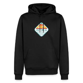 Kroatien Urlaub Balkan Istrien Hrvatska Souvenir - Männer Premium Bio Hoodie - Schwarz - Vorne - Nico (187cm)
