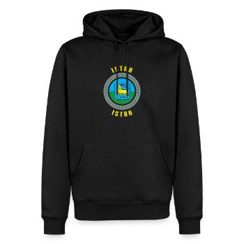 Istrien Mirma Pazin Slowenien Balkan Reise Urlaub - Männer Premium Bio Hoodie - Schwarz - Vorne - Nico (187cm)