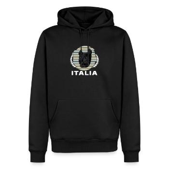 Rom Skulptur Wolf Antik Mythologie Geschichte - Männer Premium Bio Hoodie - Schwarz - Vorne - Nico (187cm)