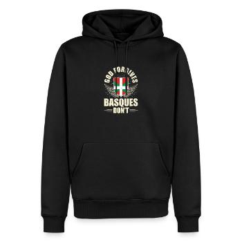 Euzkadi Sprache Euskal Herria Basken Spanien - Männer Premium Bio Hoodie - Schwarz - Vorne - Nico (187cm)