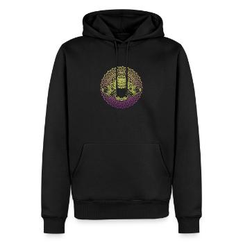 Hindu Tempel Religion Rahu Khmer Hanuman - Männer Premium Bio Hoodie - Schwarz - Vorne - Nico (187cm)