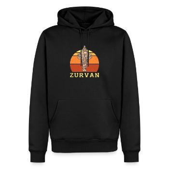 Zoroastrismus Gott Zurvan Iran Antik Religion - Männer Premium Bio Hoodie - Schwarz - Vorne - Nico (187cm)
