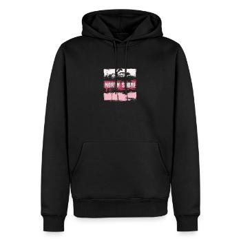 North Shore Oahu Hawaii Urlaubssouvenir - Männer Premium Bio Hoodie - Schwarz - Vorne - Nico (187cm)