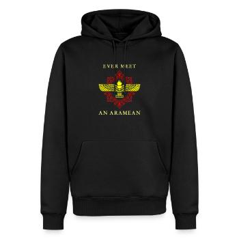 Aram Damaskus Naher Osten Geschichte Syrien - Männer Premium Bio Hoodie - Schwarz - Vorne - Nico (187cm)