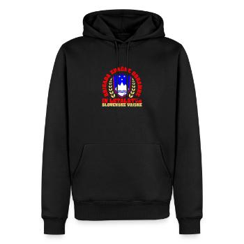 Slowenien Slovenija Balkan Urlaub Slowenen - Männer Premium Bio Hoodie - Schwarz - Vorne - Nico (187cm)