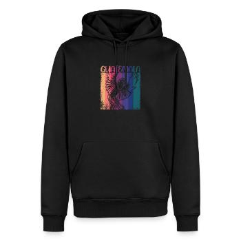 Paradiesvogel Quetazal Antigua Tropisch Guate - Männer Premium Bio Hoodie - Schwarz - Vorne - Nico (187cm)