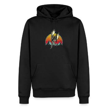 Quetzal Vogel National Symbol Guatemala Guata - Männer Premium Bio Hoodie - Schwarz - Vorne - Nico (187cm)