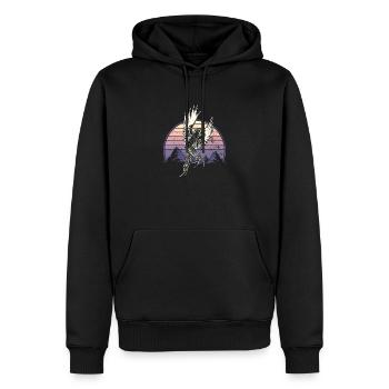 Quetzal Vogel National Symbol Guatemala Guata - Männer Premium Bio Hoodie - Schwarz - Vorne - Nico (187cm)