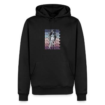 Quetzal Guatemala National Vogel Tropisch Guata - Männer Premium Bio Hoodie - Schwarz - Vorne - Nico (187cm)