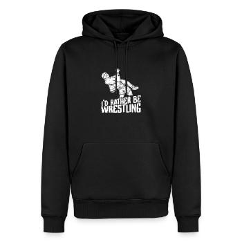 Freistilringen Wrestler Wrestling Ringen Suplex - Männer Premium Bio Hoodie - Schwarz - Vorne - Nico (187cm)