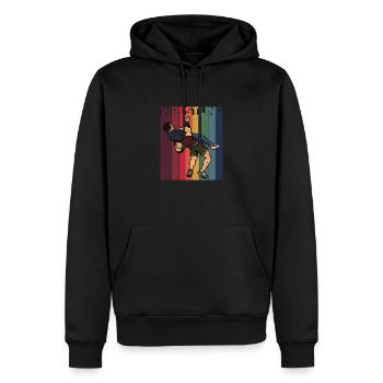 Wrestling Kampfsportler Kämpfer Wrestler Judo - Männer Premium Bio Hoodie - Schwarz - Vorne - Nico (187cm)