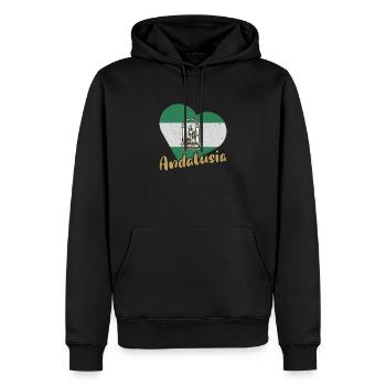 Halbinsel Spanien Andalusien Sevilla Granada - Männer Premium Bio Hoodie - Schwarz - Vorne - Nico (187cm)