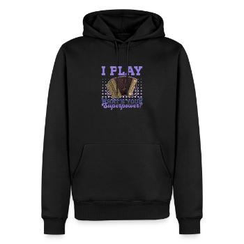 Musiker Musik Akkordeon Volksmusik Akkordeon - Männer Premium Bio Hoodie - Schwarz - Vorne - Nico (187cm)