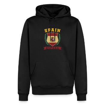 Hispania Madrid Spanien Espana Spanische - Männer Premium Bio Hoodie - Schwarz - Vorne - Nico (187cm)