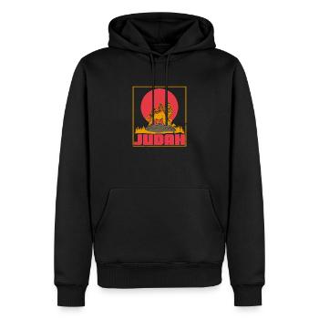Christentum Pan African Löwe von Juda Afrika Kultu - Männer Premium Bio Hoodie - Schwarz - Vorne - Nico (187cm)
