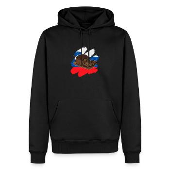 Brotkuchen Potica Slowenien Kuchen Bäcker - Männer Premium Bio Hoodie - Schwarz - Vorne - Nico (187cm)