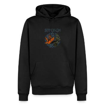 Persien Mythologie Faravahar Zoroastrismus Parsy - Männer Premium Bio Hoodie - Schwarz - Vorne - Nico (187cm)