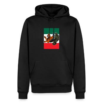 Zoroastrismus Faravahar Persien Simurgh Religion - Männer Premium Bio Hoodie - Schwarz - Vorne - Nico (187cm)