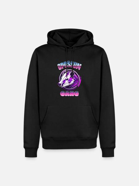 Opossum Gang - Men’s Premium Organic Hoodie - black