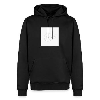ORIGINAL tote bag - Men’s Premium Organic Hoodie - black - Front - Nico (187cm)