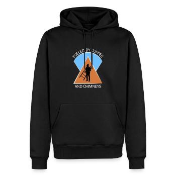 Schornsteinfeger Schlotfeger - Männer Premium Bio Hoodie - Schwarz - Vorne - Nico (187cm)