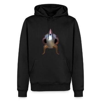 Alien - Männer Premium Bio Hoodie - Schwarz - Vorne - Nico (187cm)