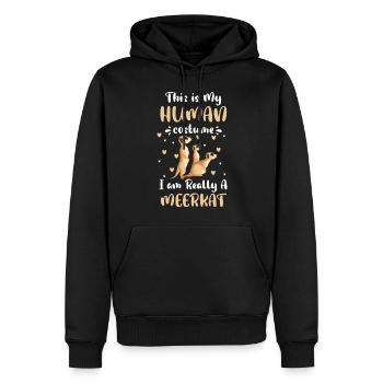 Zoo Niedlich Zootier - Männer Premium Bio Hoodie - Schwarz - Vorne - Nico (187cm)